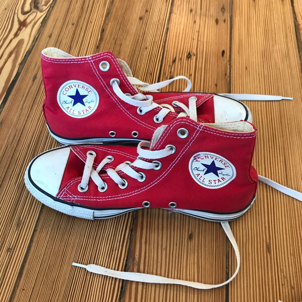 Classic Red High Top Converse
